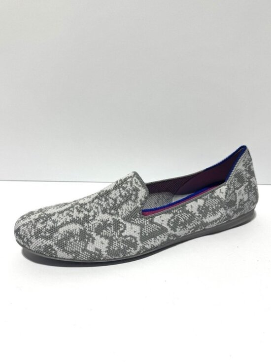 Rothy's Shoes - Rothys Womens The Loafer Ivory Grey Snake Size 10M